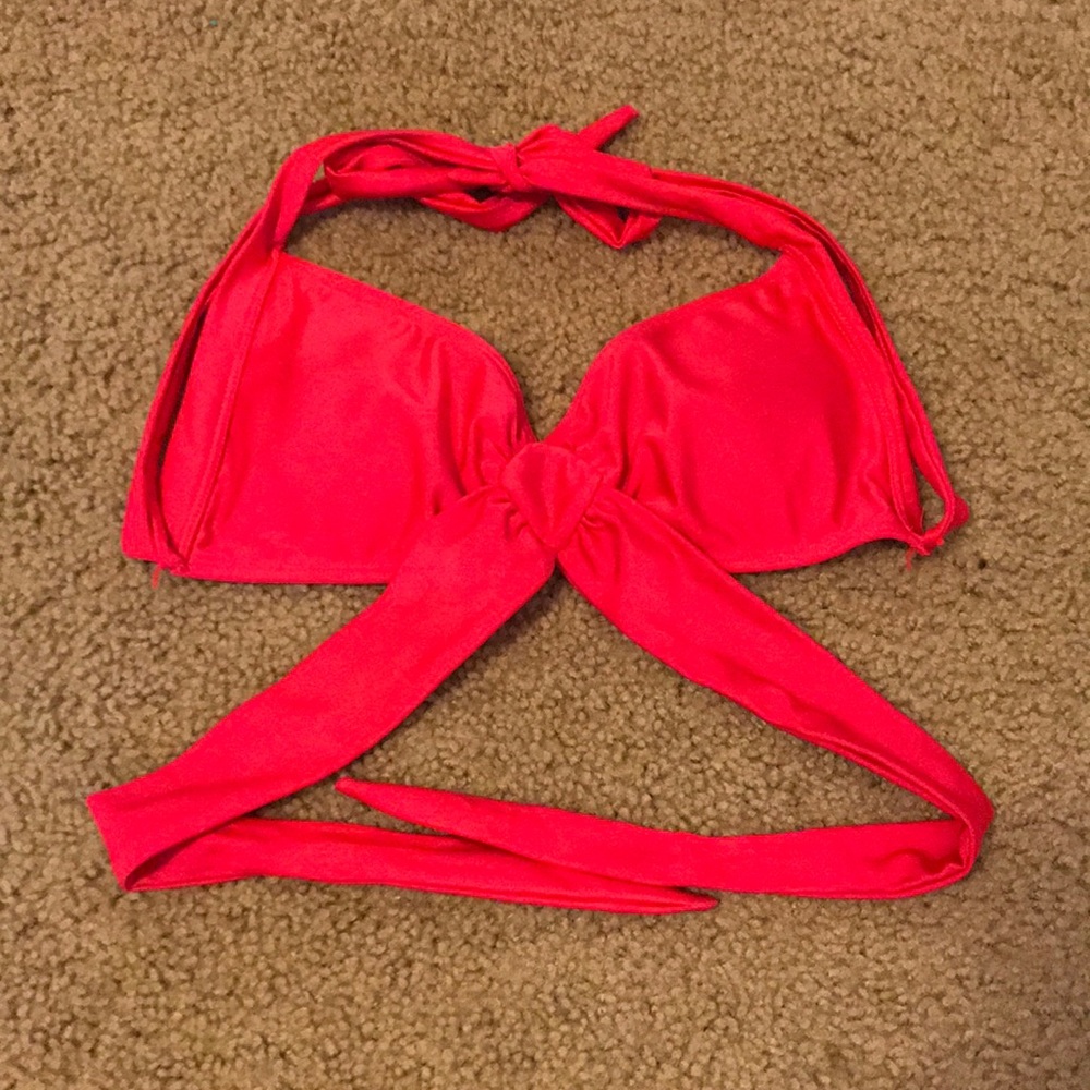 Fuchsia bathing suit top